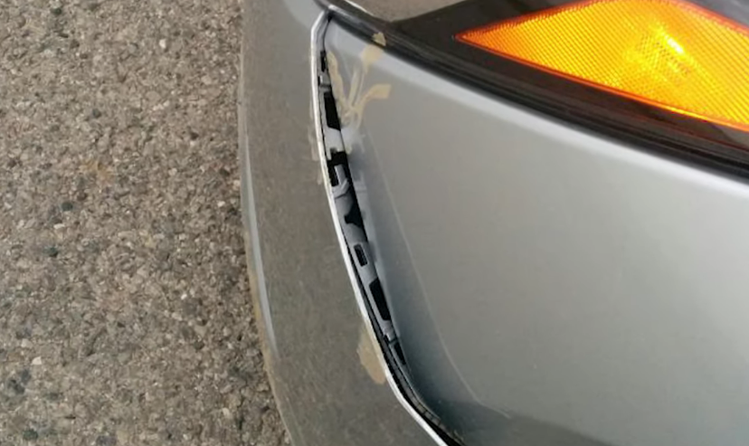 Front Bumper Popped out Of Alignment
