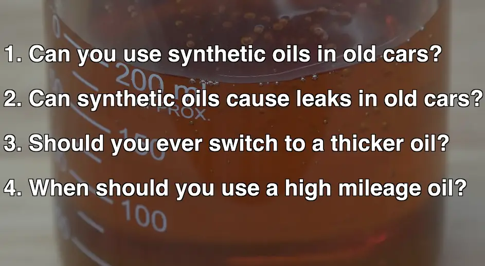 Is It Better To Use Thicker Oil In Older Engines?