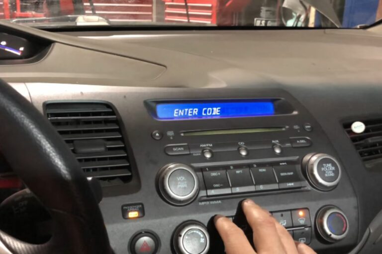 Why Does My Honda Civic Radio Say Enter Code? (Solved!) » AutomotiveRider