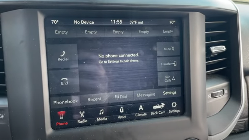 Dodge Ram Backup Camera Problems