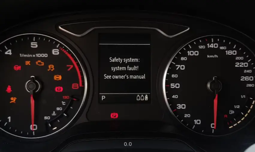 Audi Stabilization Control Fault