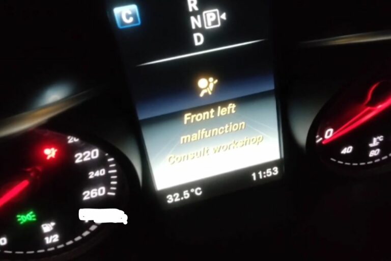 Front Left Malfunction Consult Mercedes 100 Fixed
