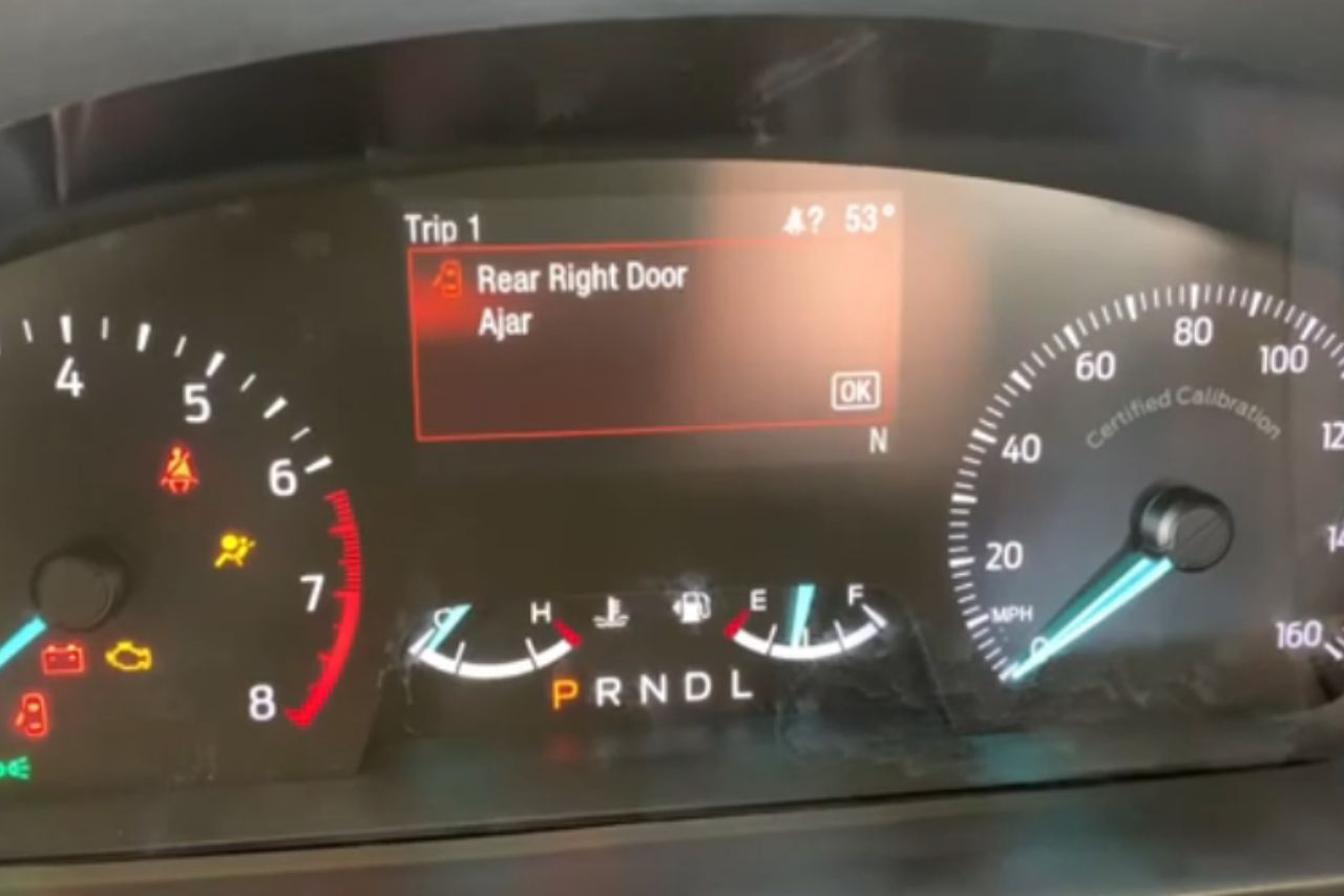 Rear Belt Monitor Fault on Ford