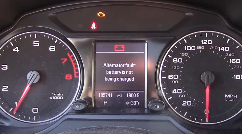 Audi Alternator Fault Battery Not Charging