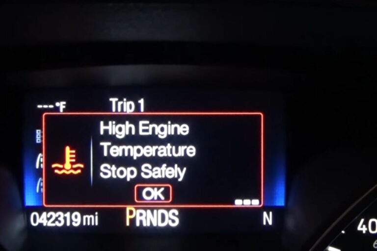 High Engine Temperature Stop Safely (100 Guaranteed Fix