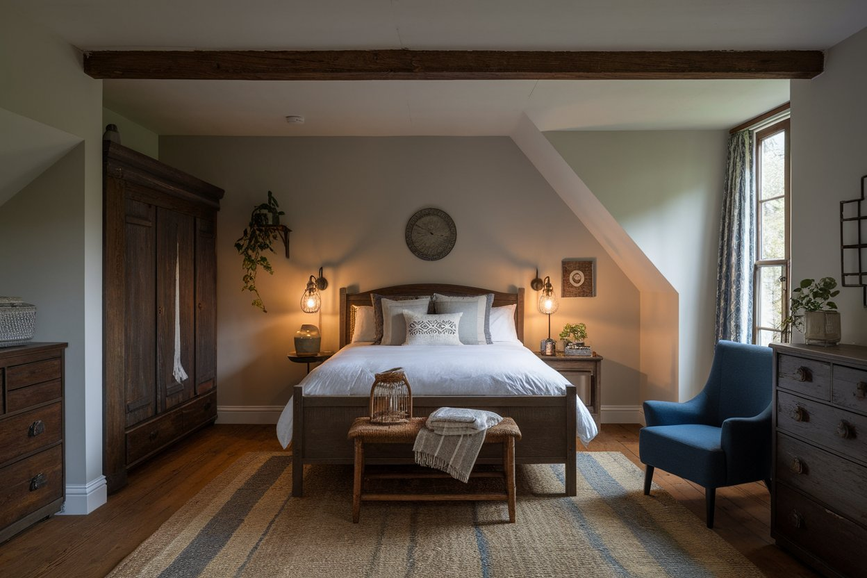 27 Dark Cottage Decor Bedroom Ideas
