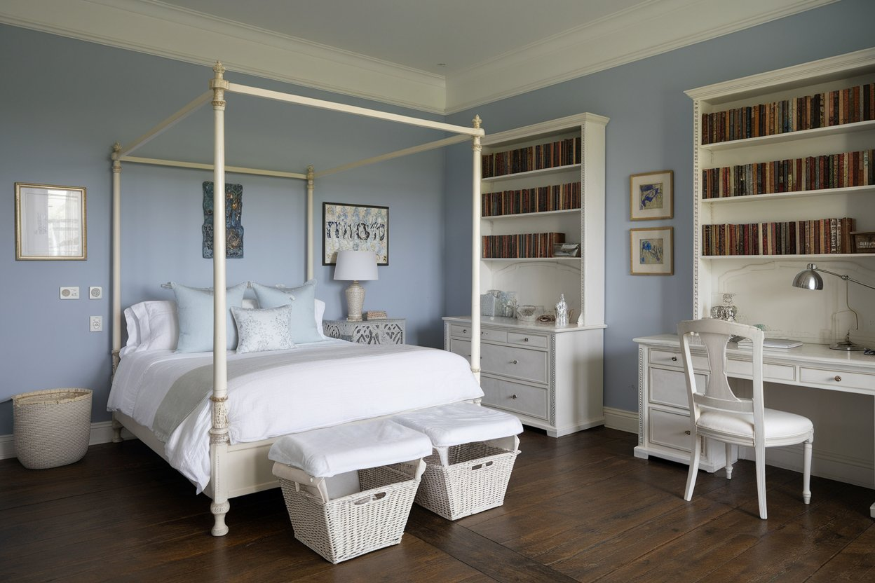 27 French Blue Bedroom Ideas
